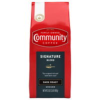 Community Coffee Coffee, Ground, Dark Roast, Signature Blend - 32 Ounce 