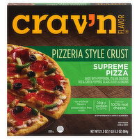 Crav'n Flavor Pizza, Pizzeria Style Crust, Supreme