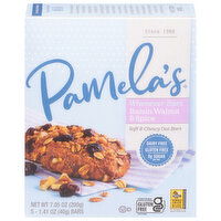 Pamela's Oat Bars, Soft Chewy, Raisin Walnut & Spice - 5 Each 