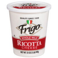 Frigo Cheese, Whole Milk, Ricotta - 32 Ounce 