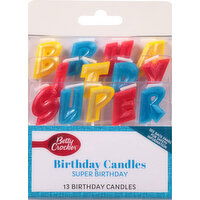 Betty Crocker Birthday Candles, Super Birthday - 13 Each