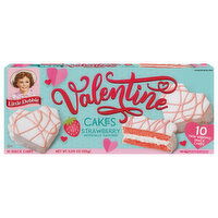 Little Debbie Snack Cake, Strawberry, Valentine - 10 Each 