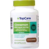 TopCare Cinnamon, 2000 mg, Capsules, Herbal - 60 Each 