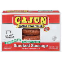 Cajun Sausage, Smoked, Green Onion, Family Pack - 3 Pound 