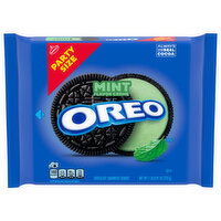 OREO Mint Creme Chocolate Sandwich Cookies, Party Size,