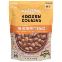 A Dozen Cousins Pinto Beans, Mexican, Medium - 10 Ounce 