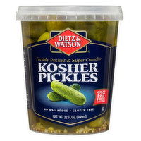 Dietz & Watson Kosher Pickles - 32 Fluid ounce 