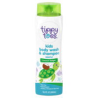 Tippy Toes Kids Gentle Coconut Delight Body Wash & Shampoo - 16.9 Fluid Ounce