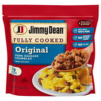 Jimmy Dean Jimmy Dean® Fully Cooked Original Breakfast Sausage Crumbles, 9.6 oz - 9.6 Ounce 