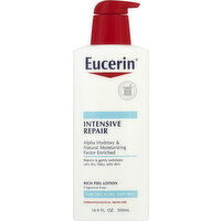 Eucerin Lotion, Very Dry Skin, Intensive Repair, Fragrance Free - 16.9 Ounce 