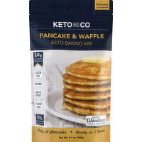 Keto And Co Keto Baking Mix, Pancake & Waffle - 9.3 Ounce 