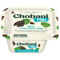 Chobani Yogurt, Greek, Mint Chocolate Chip - 4.5 Ounce 