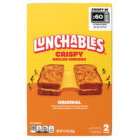 Lunchables Grilled Cheesies, Crispy, Original - 2 Each 