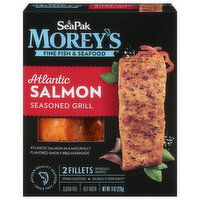 Morey's Salmon, Atlantic, Seasoned Grill - 2 Each 