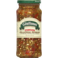 Giuliano Jalapeno Spread, Hot & Spicy