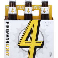 4 Firemans Light Beer, 6 Pack - 6 Each 