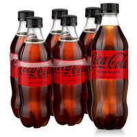 Coca-Cola Zero Sugar Diet Soda Soft Drink, 16.9 fl oz - 6 Each 