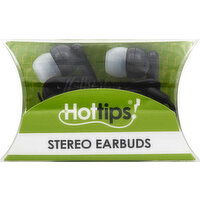 Hottips Earbuds, Stereo, 4 Feet Long Cord - 1 Each 