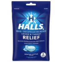 HALLS Relief Mentho-Lyptus Cough Drops, 30 Drops - 3.28 Ounce 