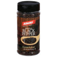 Adams Black Pepper, Whole - 8.68 Ounce 