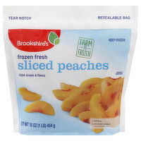 Brookshire's Frozen Fresh Sliced Peaches - 16 Ounce 