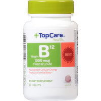 TopCare Vitamin B12, 1000 mcg, Timed Release Tablets - 60 Each 