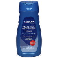 TopCare Dandruff Shampoo, Medicated, Maximum Strength - 11 Fluid Ounce