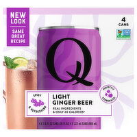 Q Mixers Light Spicy & Refreshing Ginger Beer Ginger Beer - 4 Each