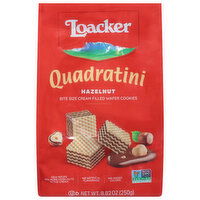 Loacker Wafer Cookies, Hazelnut, Bite Size - 8.82 Ounce 