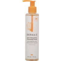 Derma E Cleansing Wash, Acne Deep Pore - 6 Fluid ounce 