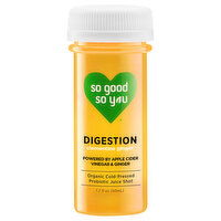 So Good So You Digestion Clementine Ginger Probiotic Juice Shot - 1.7 Fluid Ounce