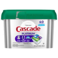 Cascade Dishwasher Detergent, Fresh Scent, ActionPacs - 40 Each 