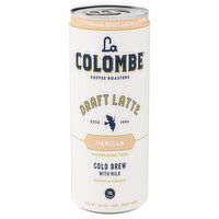 La Colombe Cold Brew, with Milk, Draft Latte, Vanilla - 9 Fluid ounce 