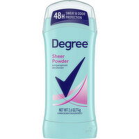 Degree Antiperspirant Deodorant, Sheer Powder - 2.6 Ounce 