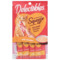 Delectables Lickable Treats, with Chicken, 4 Pack - 4 Each 