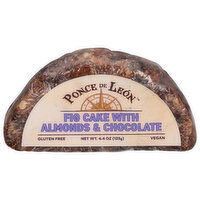 Ponce De Leon Fig Cake, with Almonds & Chocolate, Gluten Free - 4.4 Ounce 