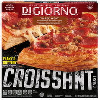 DiGiorno Pizza, Croissant Crust, Three Meat - 26.4 Ounce 