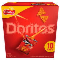 Doritos Tortilla Chips, Nacho Cheese Flavored