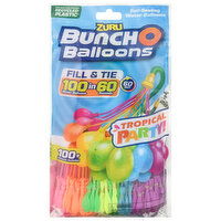 Bunch O Balloons Water Balloons, Self-Sealing, Tropical Party, 3+ - 1 Each