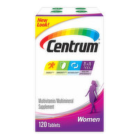 Centrum Multivitamin/Multimineral Supplement, Women, Tablets