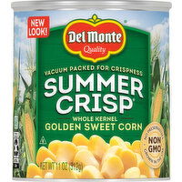 Del Monte Golden Sweet Corn, Whole Kernel - 11 Ounce 