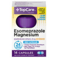 TopCare Esomeprazole Magnesium, 20 mg, Capsules, Mini - 14 Each 