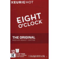 EIGHT O CLOCK Coffee, Medium Roast, The Original, K-Cup Pods - 12 Each 