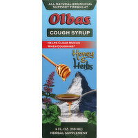 Olbas Cough Syrup, Honey & Herbs - 4 Ounce 