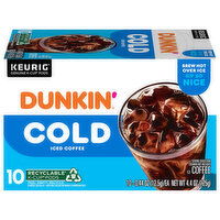 Dunkin' Cold K-Cup Pods Iced Coffee - 10 Each