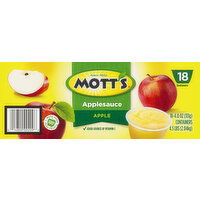 Mott's Applesauce, Apple - 18 Each 