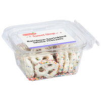 Brookshire's White Pretzels, Rainbow Sprinkled - 4 Ounce 