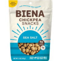 Biena Chickpea Snacks, Sea Salt - 5 Ounce 