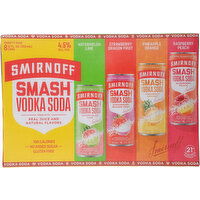 Smirnoff Can, 8 cans / 355 ml     - 355 Milliliter
