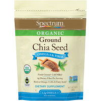 Spectrum Essentials Chia Seed, Organic, Ground - 10 Ounce 